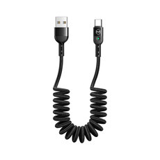 КАБЕЛ XMART TYPE-C SPYRAL BLACK КАБЕЛ XMART TYPE-C SPYRAL BLACK