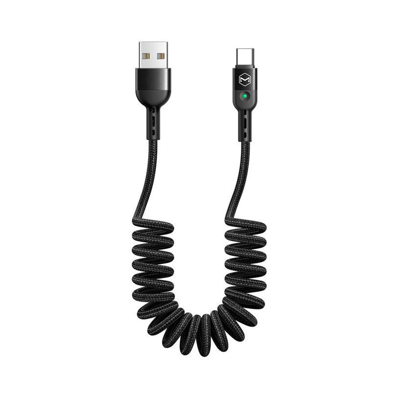 КАБЕЛ XMART TYPE-C SPYRAL BLACK КАБЕЛ XMART TYPE-C SPYRAL BLACK