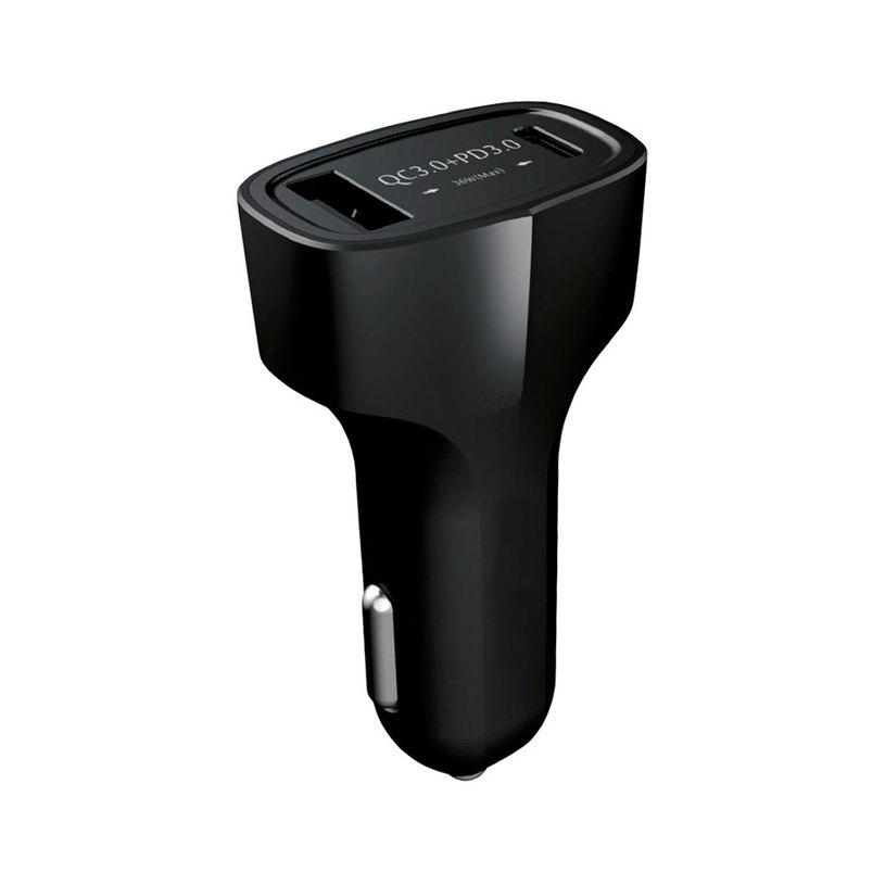 ЗАРЯДНО 12V DIVA 36W QC USB-A+USB-C PD ЗАРЯДНО 12V DIVA 36W QC USB-A+USB-C PD