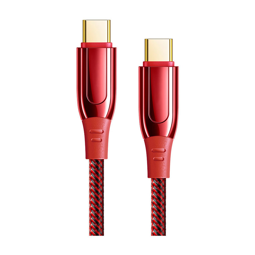 КАБЕЛ XMART TYPE-C-TYPE-C 1.2 m 100W RED КАБЕЛ XMART TYPE-C-TYPE-C 1.2 m 100W RED