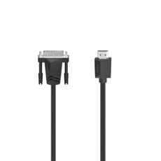 Кабел HAMA DVI-I-HDMI M/M 200715 4K 1.5m Кабел HAMA DVI-I-HDMI M/M 200715 4K 1.5m