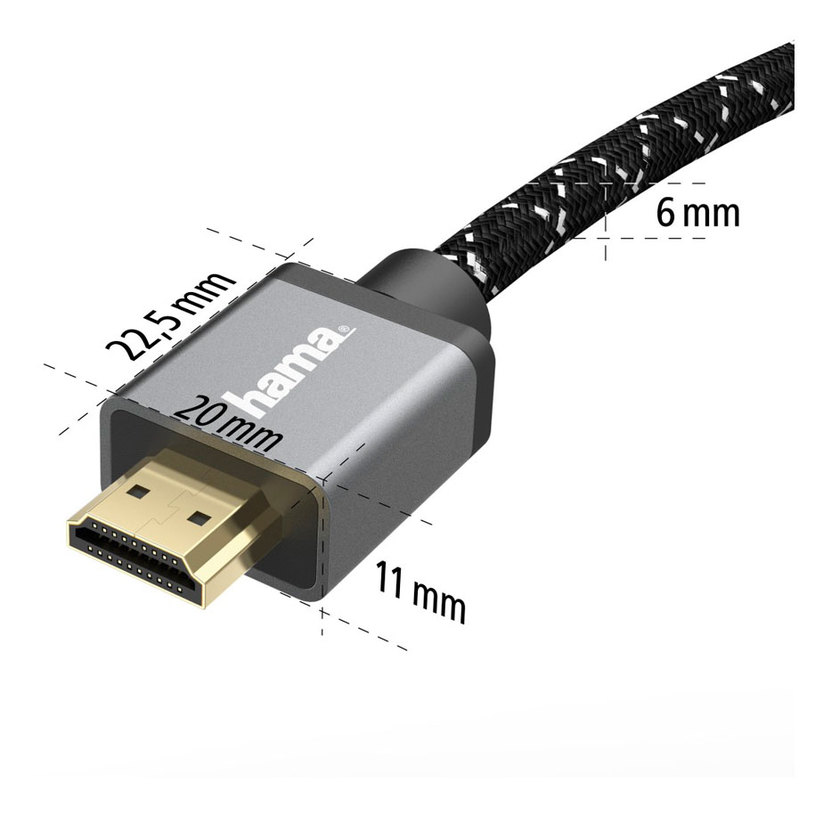Cable HAMA 205239 HDMI 2M 8K Cable HAMA 205239 HDMI 2M 8K