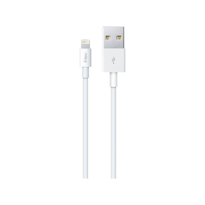 КАБЕЛ TTEC LIGHTNING 1 m WHITE КАБЕЛ TTEC LIGHTNING 1 m WHITE