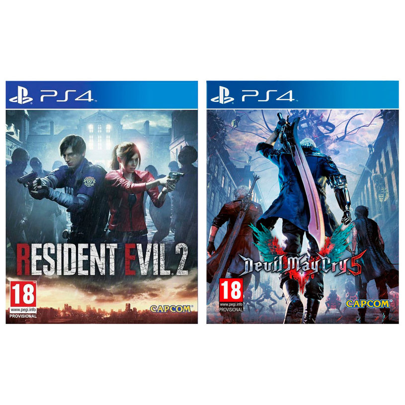 P4 RESIDENT EVIL 2 & DEVIL MAY CRY 5