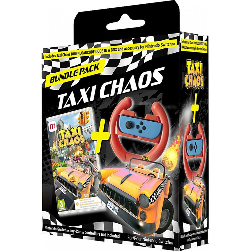 MINDSCAPE TAXI CHAOS STEERING WHEEL MINDSCAPE TAXI CHAOS STEERING WHEEL