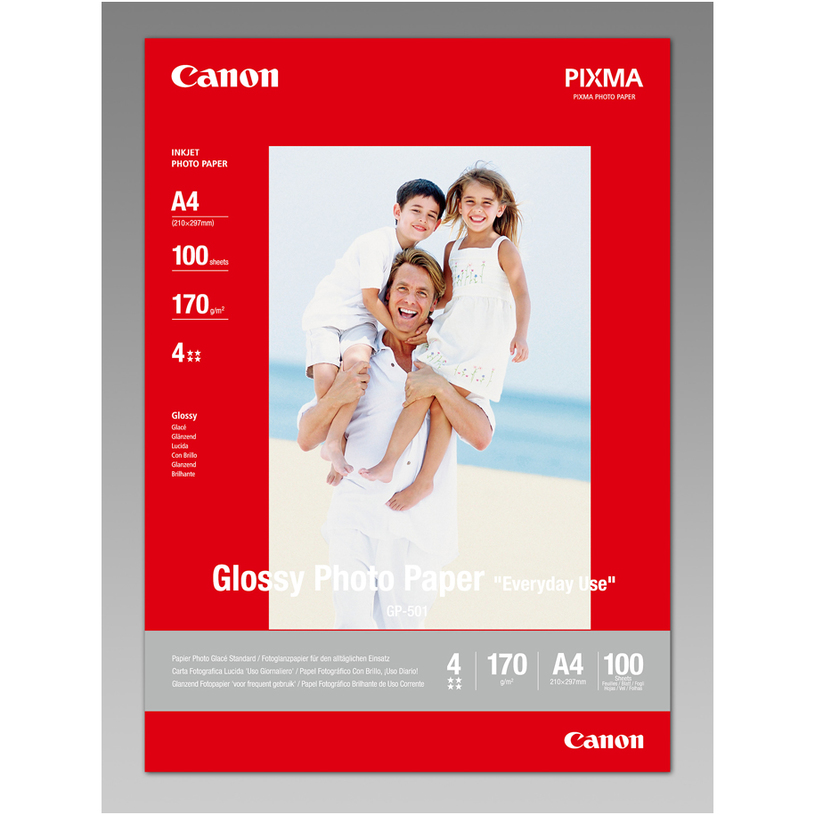 ФОТОХАРТИЯ CANON GP-501 A4 100 листа ФОТОХАРТИЯ CANON GP-501 A4 100 листа