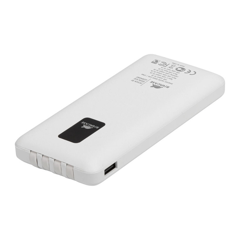 ВЪНШНА БАТЕРИЯ RIVA CASE VA2210 10000 mAh White ВЪНШНА БАТЕРИЯ RIVA CASE VA2210 10000 mAh White