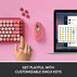 КЛ. LOGITECH POP KEYS ROSE 920-010737 КЛ. LOGITECH POP KEYS ROSE 920-010737