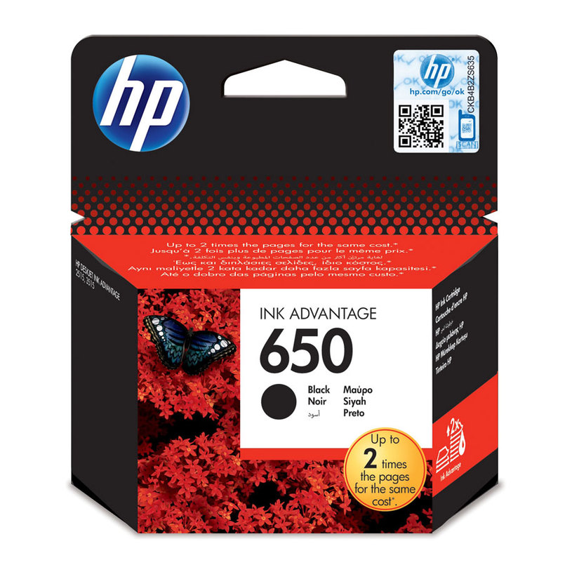 ГЛАВА HP 650 CZ101AE BLACK ГЛАВА HP 650 CZ101AE BLACK