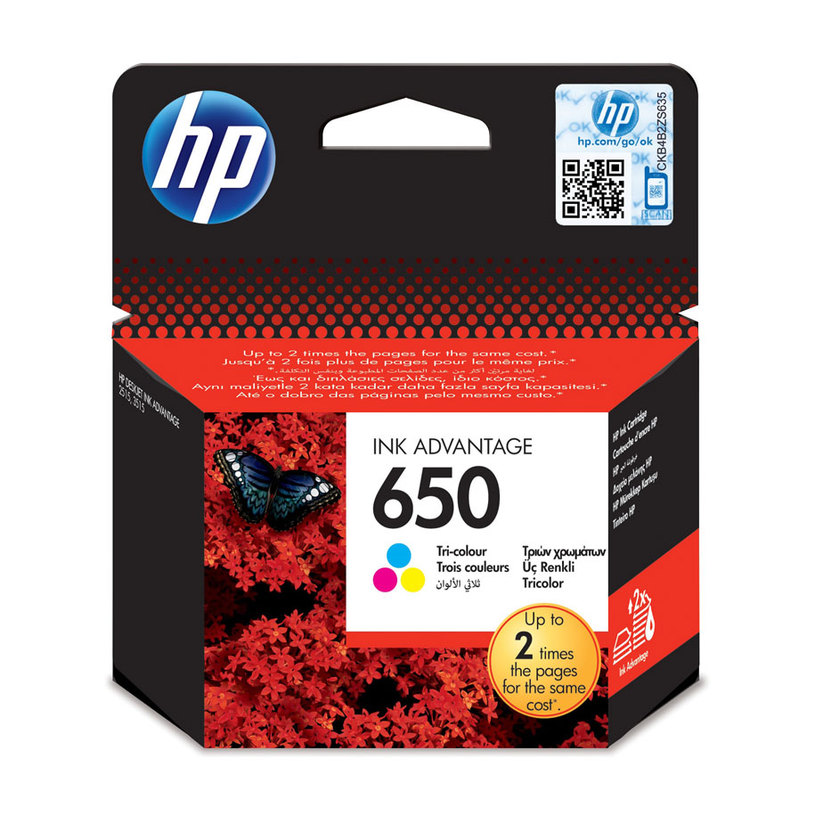 ГЛАВА HP 650 CZ102AE COLOR ГЛАВА HP 650 CZ102AE COLOR
