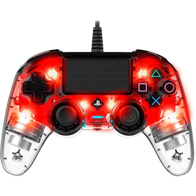 WIRED CONTROLLER PS4 NACON LIGHT RED WIRED CONTROLLER PS4 NACON LIGHT RED