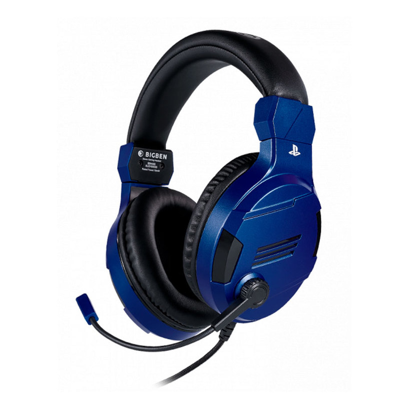 WIRED HEADPHONES PS4 NACON BIGBEN BLUE WIRED HEADPHONES PS4 NACON BIGBEN BLUE