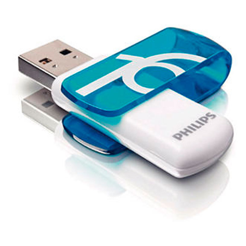 USB ПАМЕТ PHILIPS 16GB VIVID USB2.0