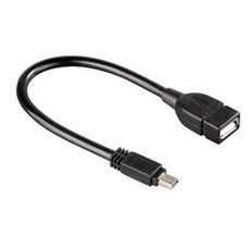 Кабел HAMA OTG mini-USB/M to USB/F 39626 Кабел HAMA OTG mini-USB/M to USB/F 39626