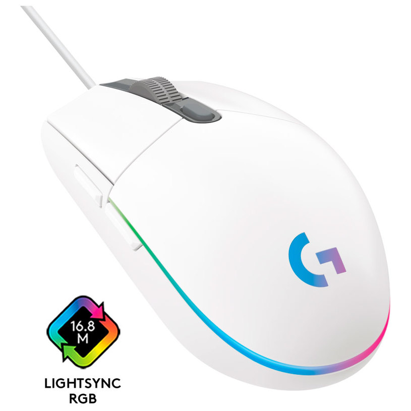 Mouse LOGITECH G102 LIGHTSYNC WH 910-005824 Mouse LOGITECH G102 LIGHTSYNC WH 910-005824