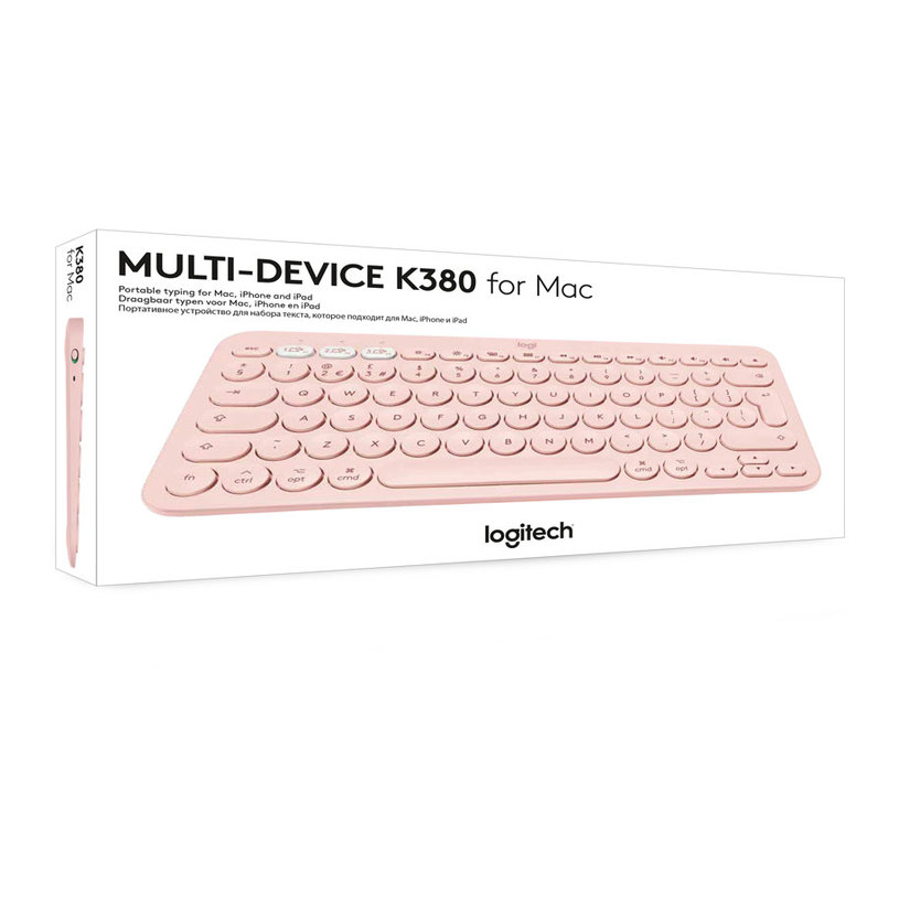 Клавиатура LOGITECH K380 (MAC) ROSE 920-010406 Клавиатура LOGITECH K380 (MAC) ROSE 920-010406