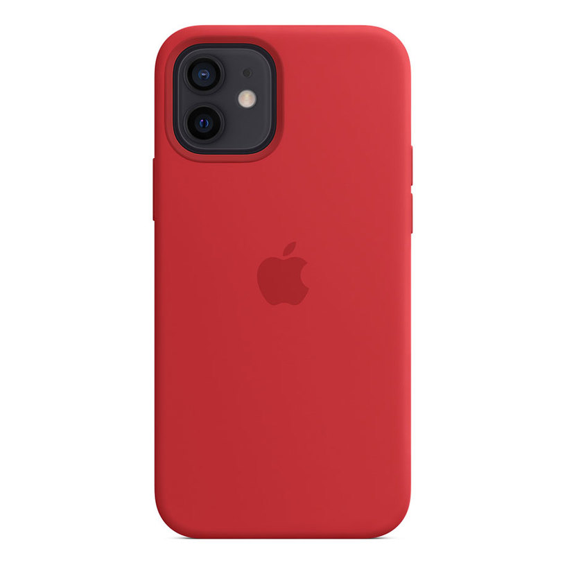 IPHONE 12/12 PRO SILIC CASE RED MHL63