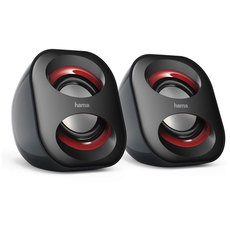 PC Speakers HAMA SONIC MOBIL 183 BK/R /173131 PC Speakers HAMA SONIC MOBIL 183 BK/R /173131
