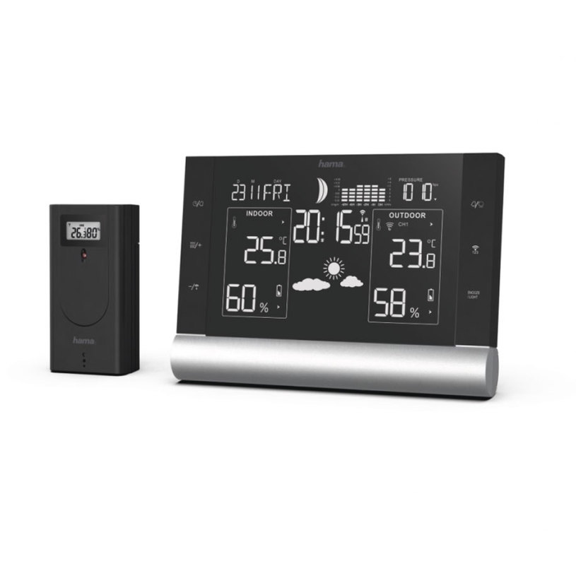 Meteo station HAMA BLACK LINE PLUS 186418 Meteo station HAMA BLACK LINE PLUS 186418