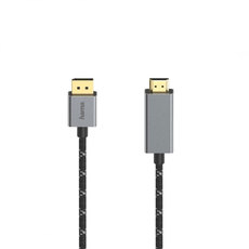 Adapter Cable from displayport 1.4 to hdm HAMA with resolution up to 4k 60 DisplayPort->HDMI 1.5 m 200506 works only in this directio Adapter Cable from displayport 1.4 to hdm HAMA with resolution up to 4k 60 DisplayPort->HDMI 1.5 m 200506 works only in this directio