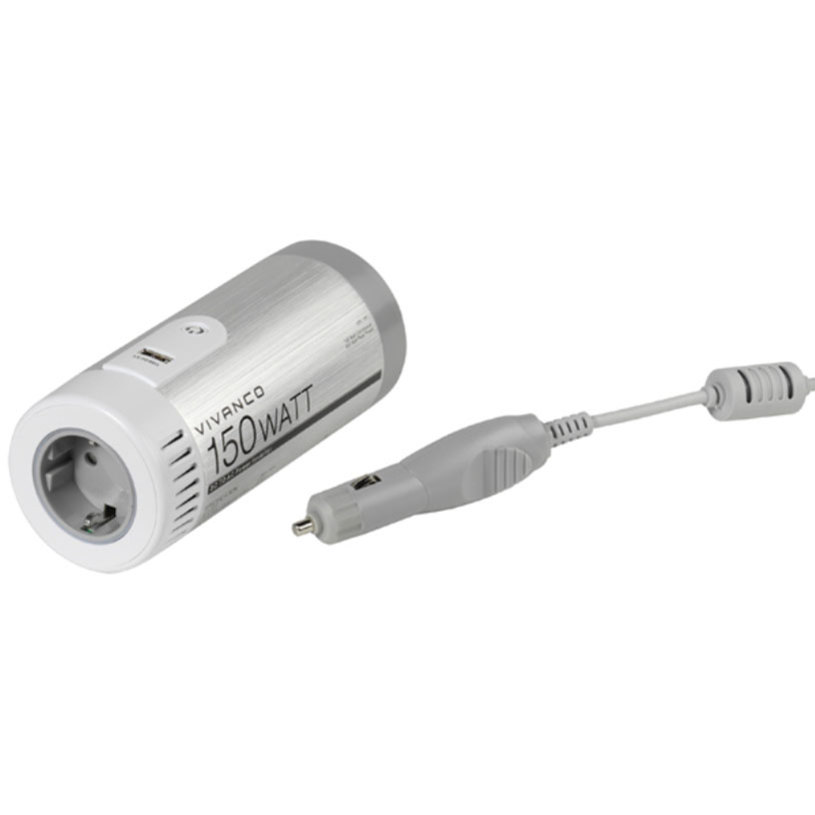 ИНВЕРТОР VIVANCO 12/230V 150W+USB 35990 ИНВЕРТОР VIVANCO 12/230V 150W+USB 35990