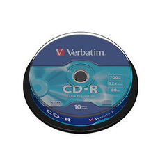 CD-R VERB.700MB/52X/43437/10БР