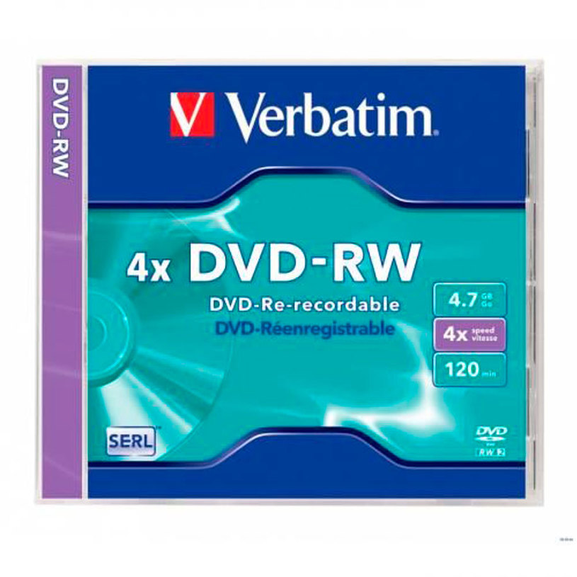 DVD-RW VERB.4X/43285/JEWEL C.
