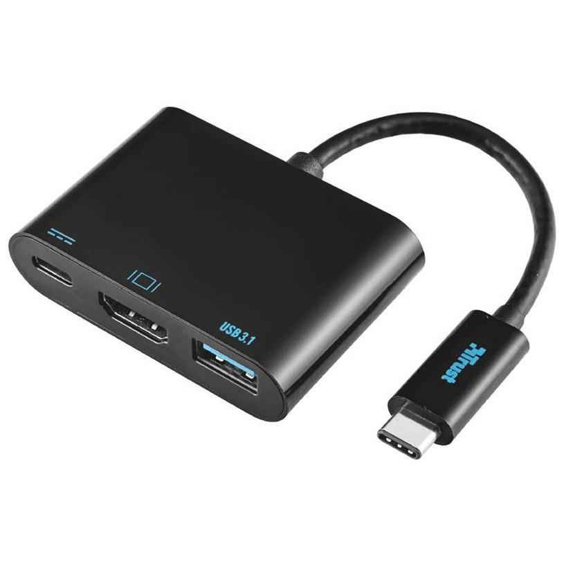 USB HUB TRUST Dalyx USB-A/C HDMI 23772 USB HUB TRUST Dalyx USB-A/C HDMI 23772