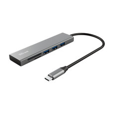 ХЪБ TRUST HALYX USB-C TO USB3.2/CARD REA