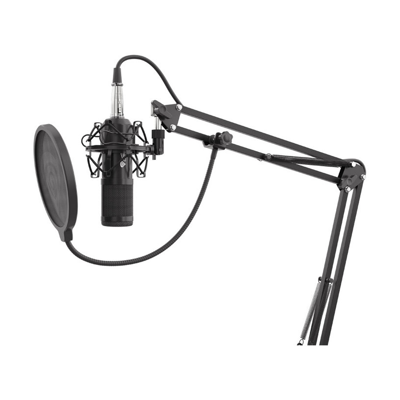 Студиен Микрофон с регулируема стойка GENESIS RADIUM 300 XLR STUDIO NGM-1695 кардиоиден Студиен Микрофон с регулируема стойка GENESIS RADIUM 300 XLR STUDIO NGM-1695 кардиоиден