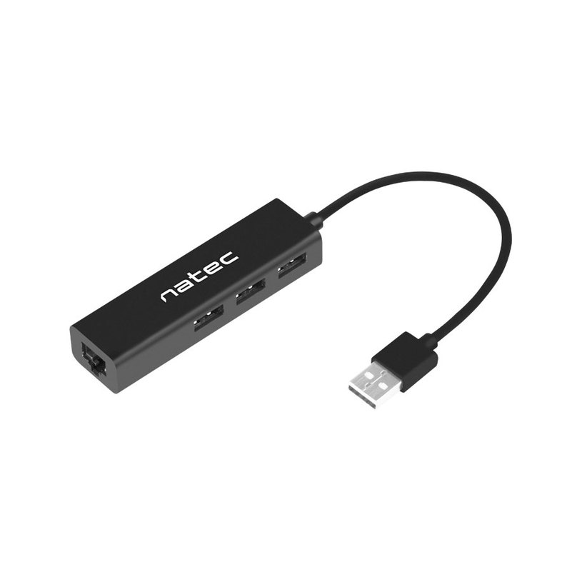 USB HUB NATEC DRAGONFLY 3P+LAN NHU-1413 USB HUB NATEC DRAGONFLY 3P+LAN NHU-1413