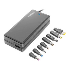 Зарядно устройство за лаптоп NATEC TEMERA 90 NZU-1562 до 90W, различни накрайници Зарядно устройство за лаптоп NATEC TEMERA 90 NZU-1562 до 90W, различни накрайници