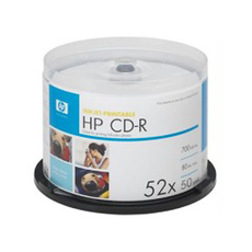 CD-R HP 80M/700MB PRINT 50PCS