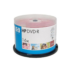 DVD-R HP 4.7GB/16X 50PCS
