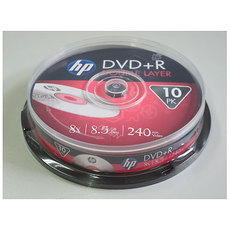 DVD+R HP DUAL L.8.5GB/8X10PK