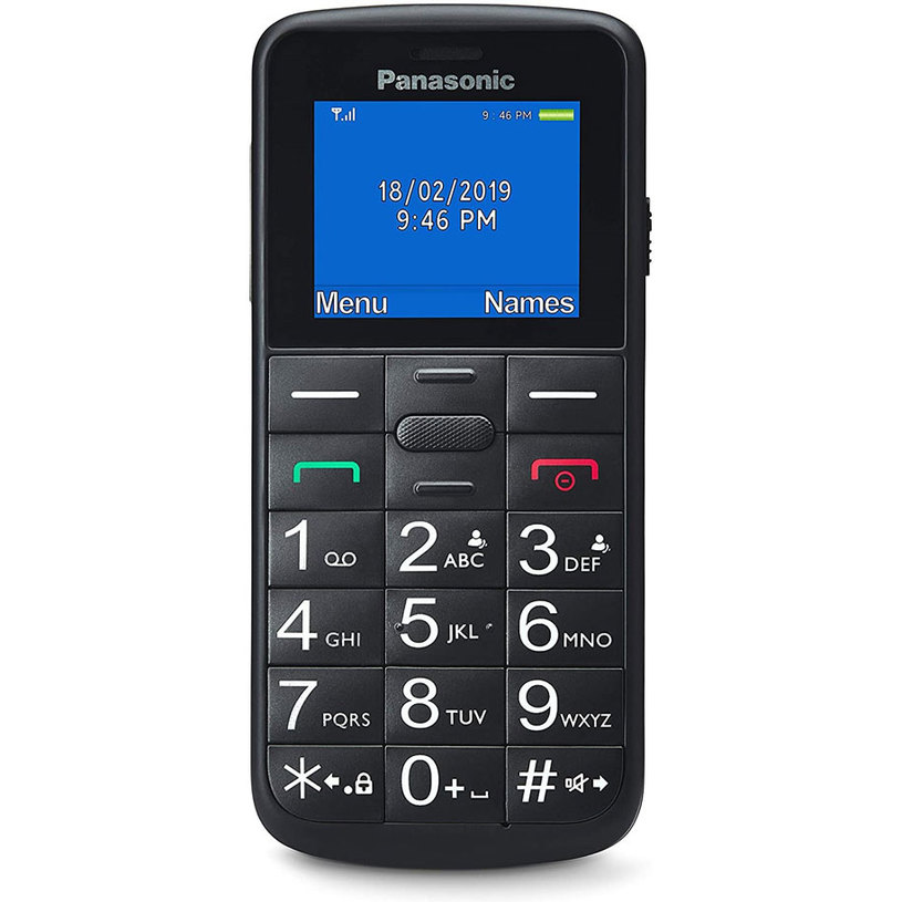 Мобилен телефон GSM PANASONIC KX-TU110 BLACK 1.77 ", ЗАДНА КАМЕРА 0.80 MPx Мобилен телефон GSM PANASONIC KX-TU110 BLACK 1.77 ", ЗАДНА КАМЕРА 0.80 MPx