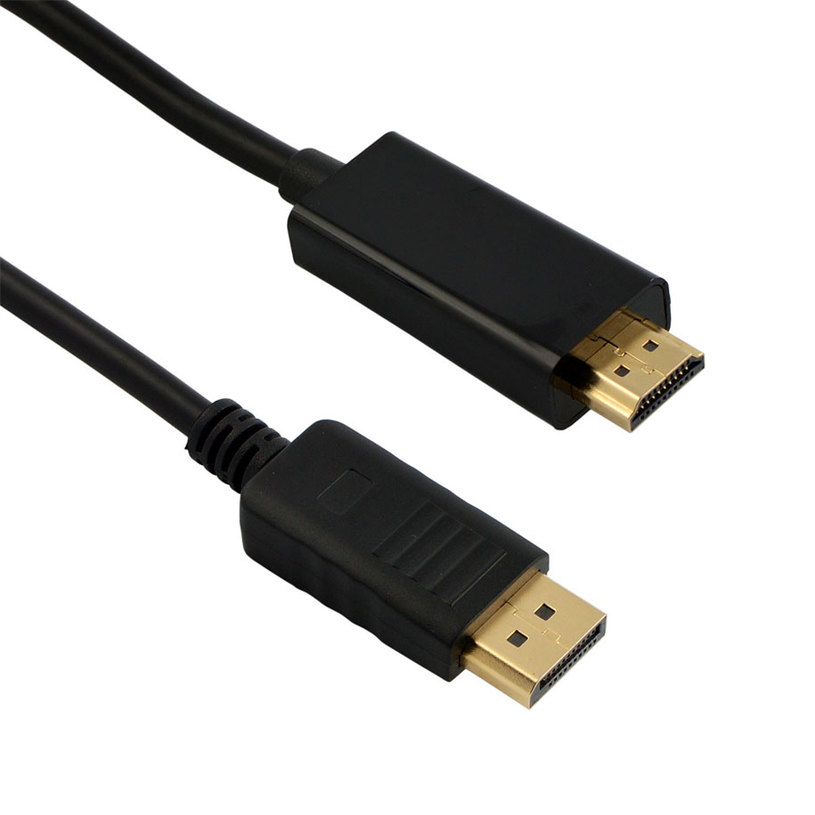 Cable from a source with display DIVA to a receiver with hdmi DisplayPort -> HDMI 1.8 m works only in this directio Cable from a source with display DIVA to a receiver with hdmi DisplayPort -> HDMI 1.8 m works only in this directio