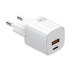 ЗАРЯДНО 220V XMART PD+QC3.0 33W WHITE ЗАРЯДНО 220V XMART PD+QC3.0 33W WHITE