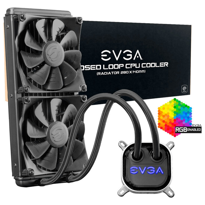 COOLING EVGA CLC 280mm RGB 400-HY-CL28-V COOLING EVGA CLC 280mm RGB 400-HY-CL28-V