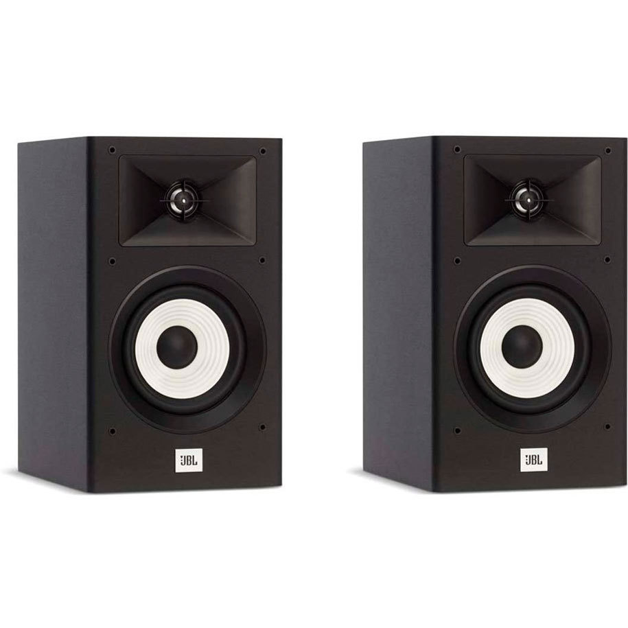 JBL Stage A120 BK Bookshelf Speakers – 2-Way Pair, Black