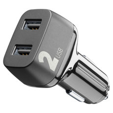 ЗАРЯДНО 12V 2X12W USB BLACK ЗАРЯДНО 12V 2X12W USB BLACK