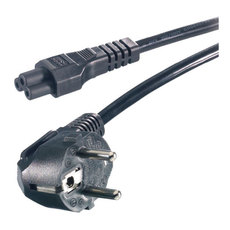 Cable VIVANCO захранващ C5 3 pin 1.8 m 45484 Cable VIVANCO захранващ C5 3 pin 1.8 m 45484