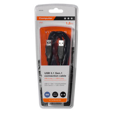 К-Л VIVANCO USB 3.1-A<->3.1A 45249 1.8M К-Л VIVANCO USB 3.1-A<->3.1A 45249 1.8M