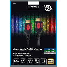 Кабел VIVANCO HDMI Gaming 4K 1.8 m 60445 Кабел VIVANCO HDMI Gaming 4K 1.8 m 60445