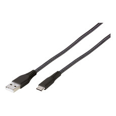 КАБЕЛ LONGLIFE USB-A/USB-C 1.5M BK 61695 КАБЕЛ LONGLIFE USB-A/USB-C 1.5M BK 61695