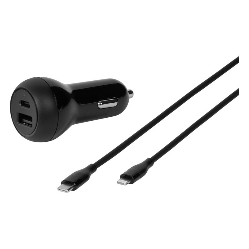 ЗАРЯДНО 12V+КАБЕЛ LIGHTNING 32W 62301 ЗАРЯДНО 12V+КАБЕЛ LIGHTNING 32W 62301