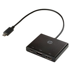 Кабел адаптер от USB-C HP с портове HDMI, USB-A, USB- USB-C->MULTIPORT Adapt./1BG94A Кабел адаптер от USB-C HP с портове HDMI, USB-A, USB- USB-C->MULTIPORT Adapt./1BG94A
