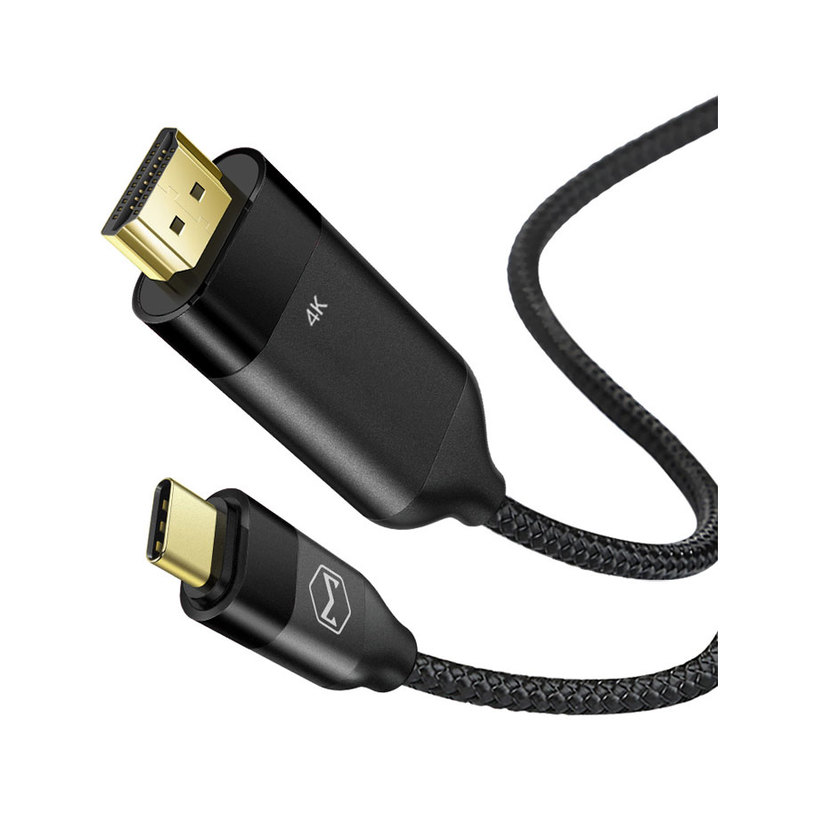 Кабел от източник с USB-C XMART към приемник с HDMI USB-C TO HDMI 2 M работи само в тази посока Кабел от източник с USB-C XMART към приемник с HDMI USB-C TO HDMI 2 M работи само в тази посока