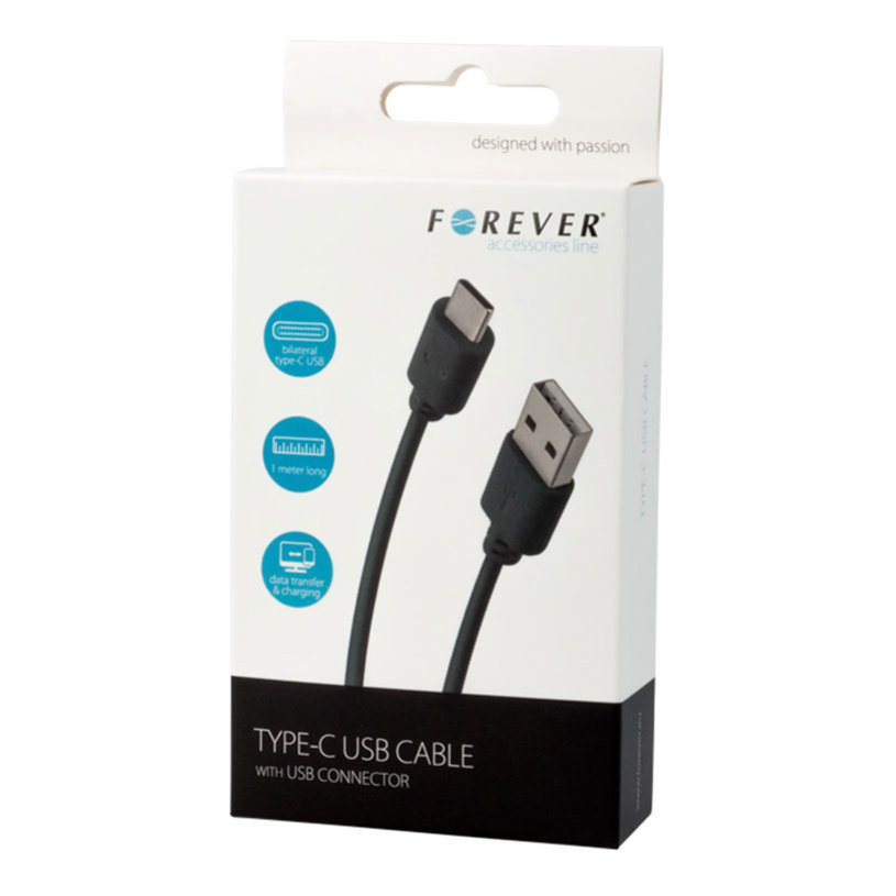 КАБЕЛ FOREVER USB TYPE-C 1 m КАБЕЛ FOREVER USB TYPE-C 1 m