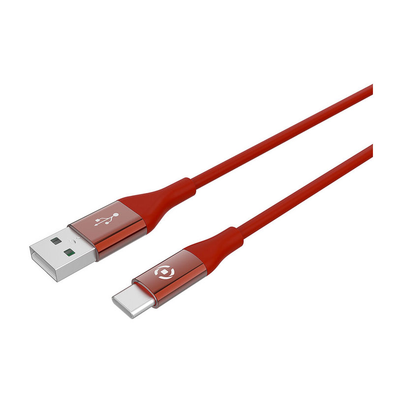 КАБЕЛ CELLY TYPE-C 3A 1m RED КАБЕЛ CELLY TYPE-C 3A 1m RED
